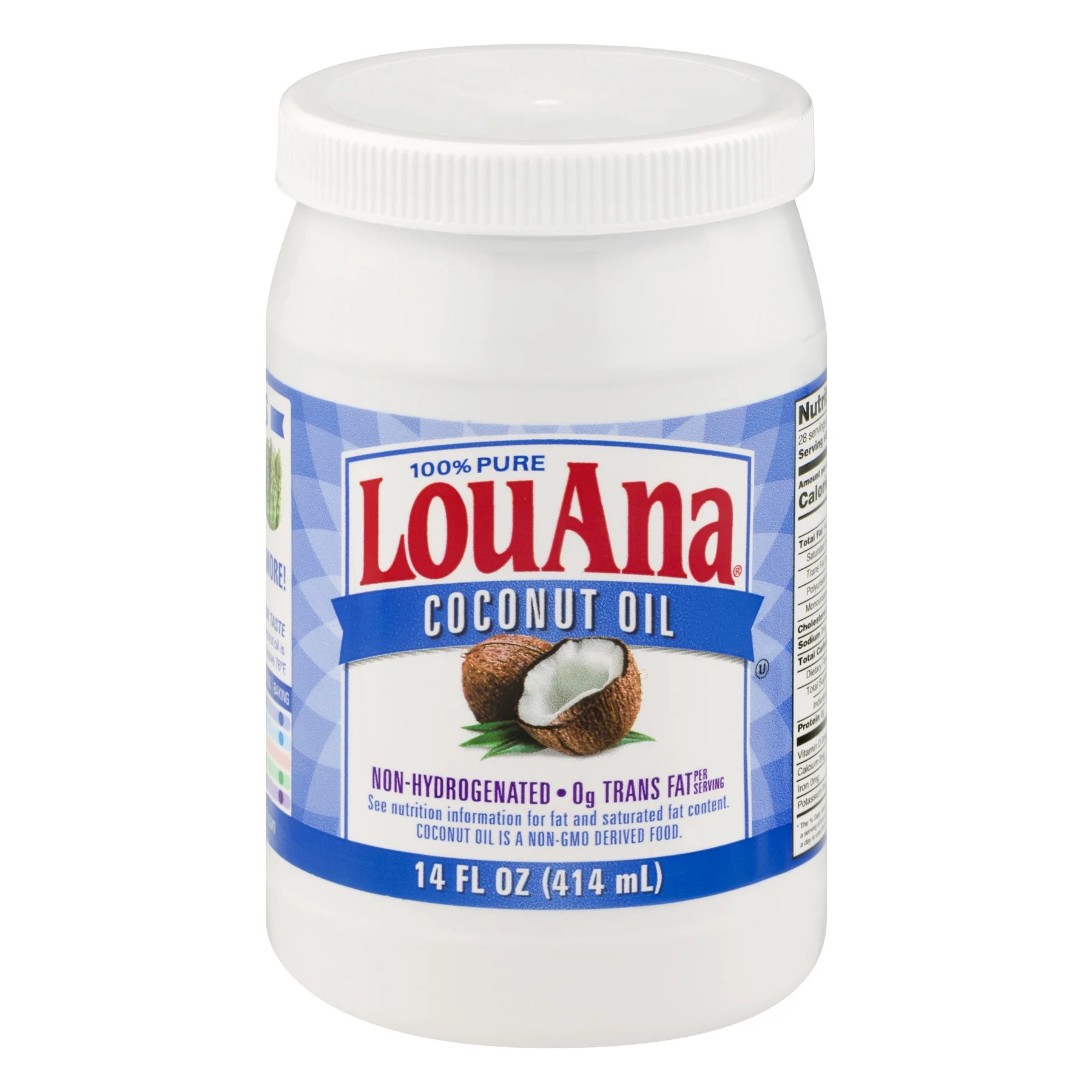 LouAna 100% Pure Coconut Oil, 14 fl oz | Walmart (US)