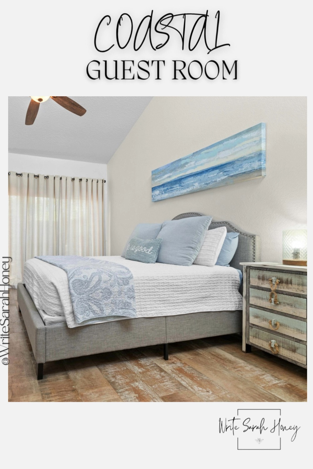 Coastal Inspired Bedroom! Shop Now!! 

#CoastalLiving #BeachVibes #OceanInspired #CoastalDecor #BedroomInspiration #SeasideStyle #BeachHouseDecor #CoastalHome #NauticalDesign #RelaxByTheSea

#LTKFamily #LTKHome #LTKSaleAlert
