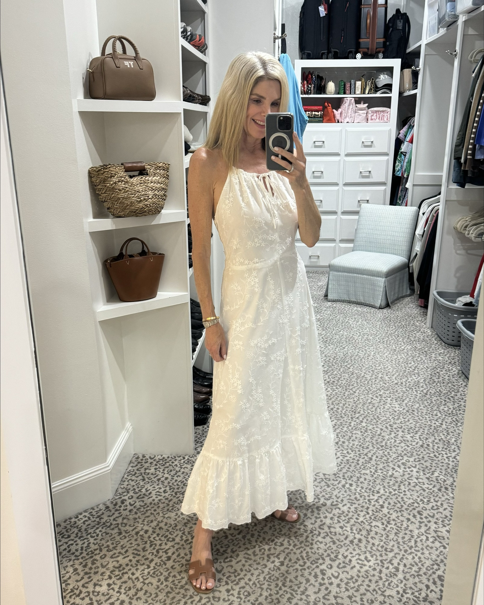 Love this dress! Especially the back. 
Wearing size S 


#LTKStyleTip #LTKOver40 #LTKShoeCrush