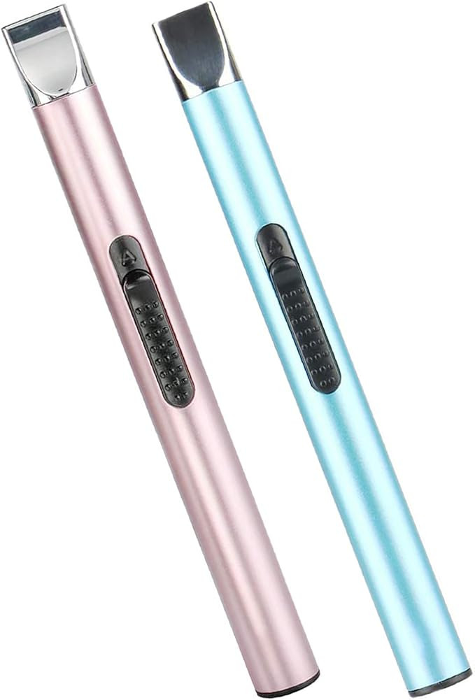 Candle Lighter, Electric USB Rechargeable Lighter Arc Long Lighter Flameless Lighter with Safe Bu... | Amazon (US)