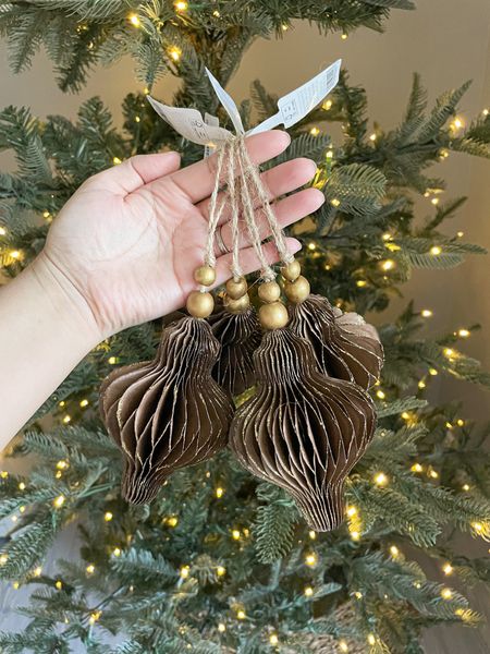 Beautiful paper ornaments! 

Target, Target Christmas, Target home, ornaments, neutral tree, Christmas trees, decor

#LTKSeasonal #LTKHoliday #LTKhome