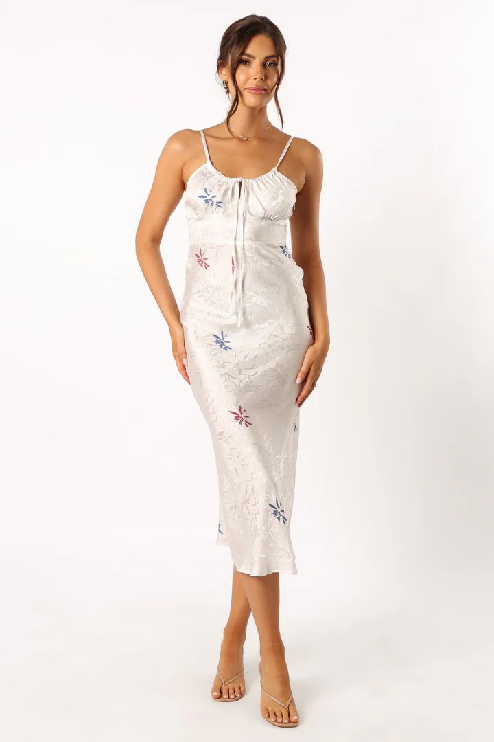 Rosa Midi Dress - White | Petal & Pup (US)