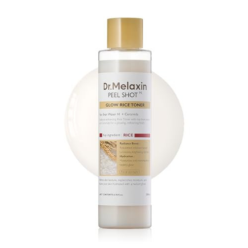 Dr.Melaxin Peel Shot Glow Rice Toner 200ml hydrated Skin Cleansing Skin Korean Skin Care | Amazon (US)