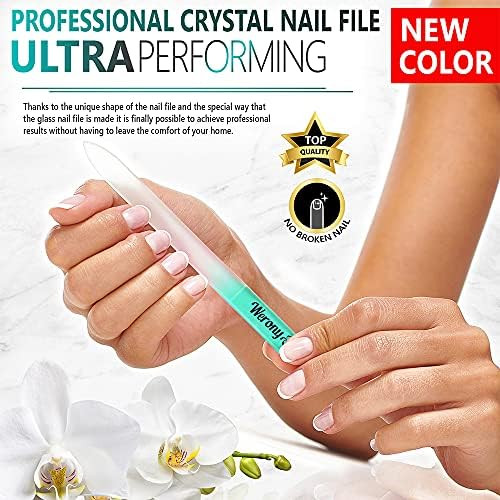 Nail File - Glass Nail File with Case - SEA COLOR - Premium Fingernail Files for Professional Man... | Amazon (US)