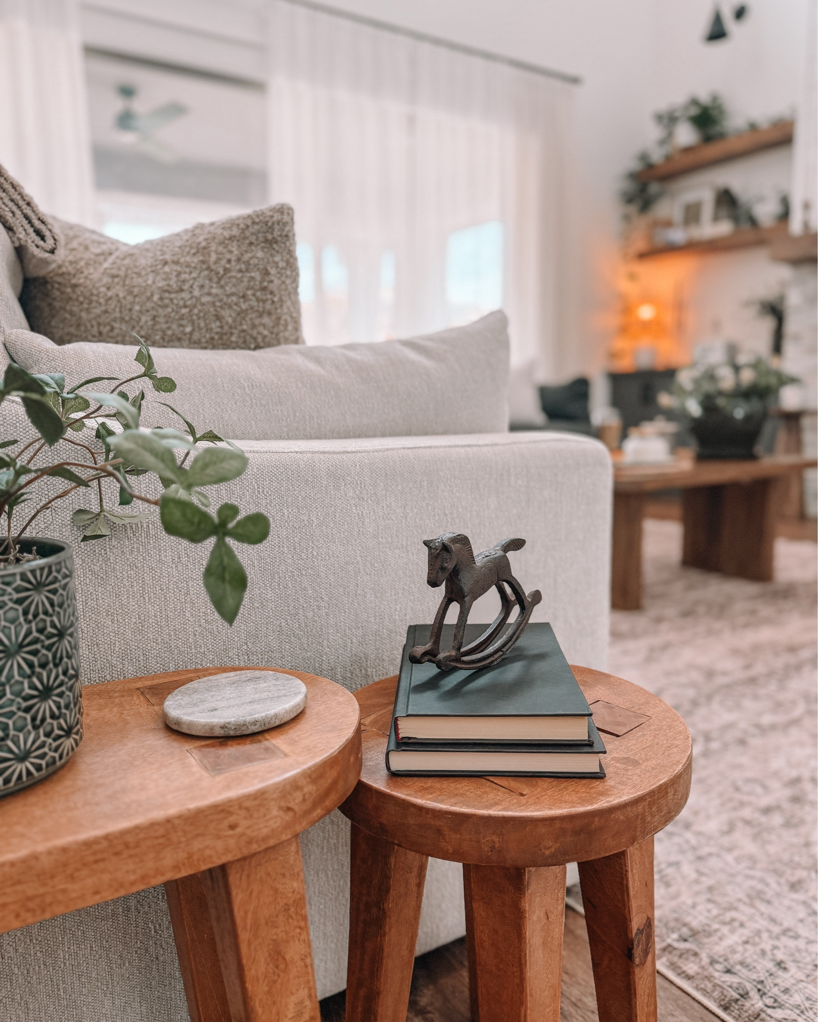 Nesting tables, antique horse 

#LTKFindsUnder50 #LTKStyleTip #LTKHome