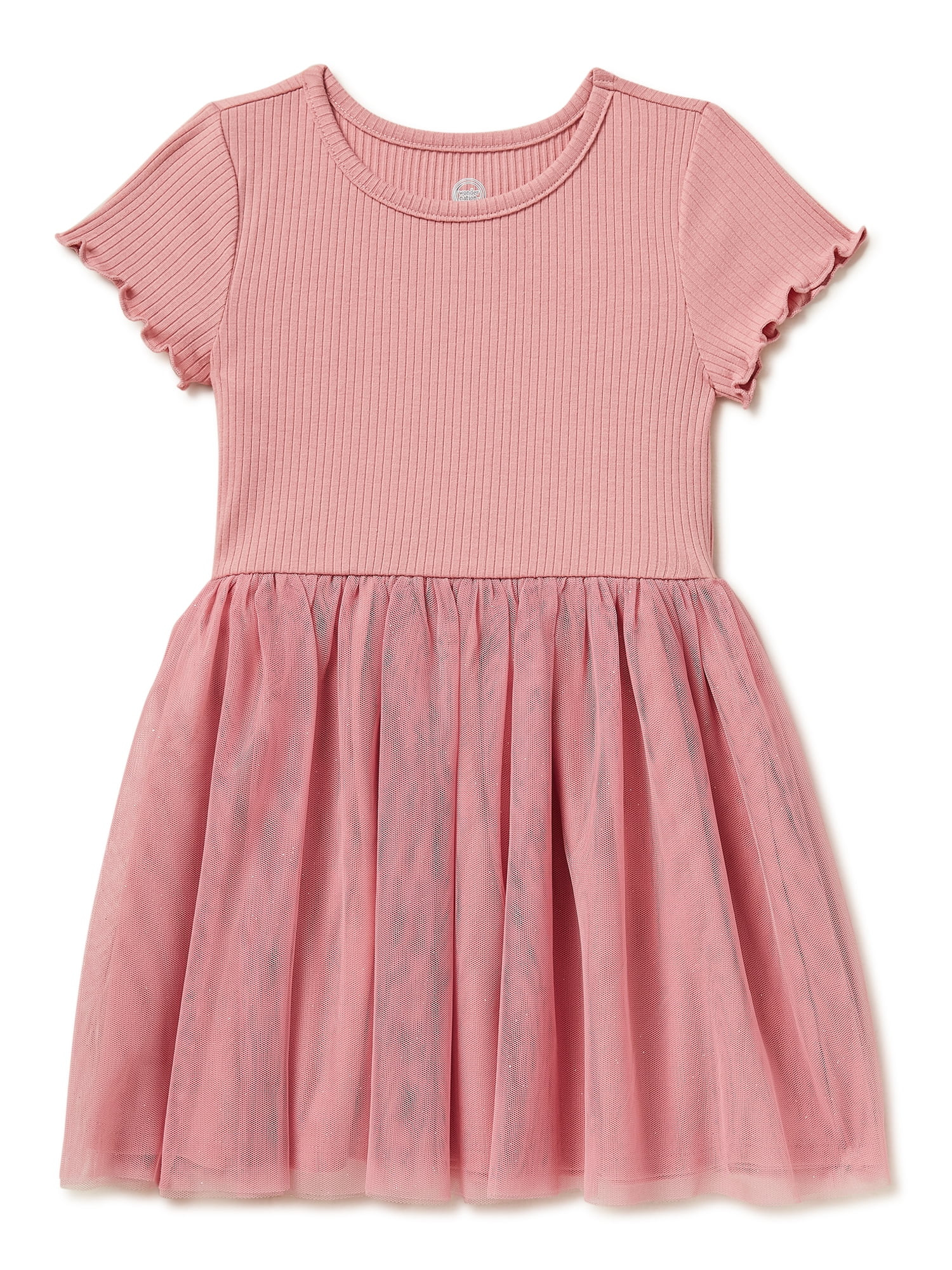 Wonder Nation Baby and Toddler Girls Tutu Dress, Sizes 12M-5T | Walmart (US)