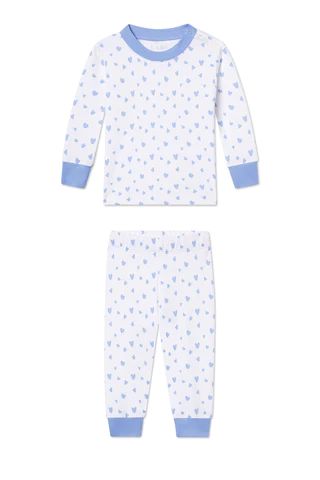 Baby Long-Long Set in Hydrangea Mini Heart | Lake Pajamas