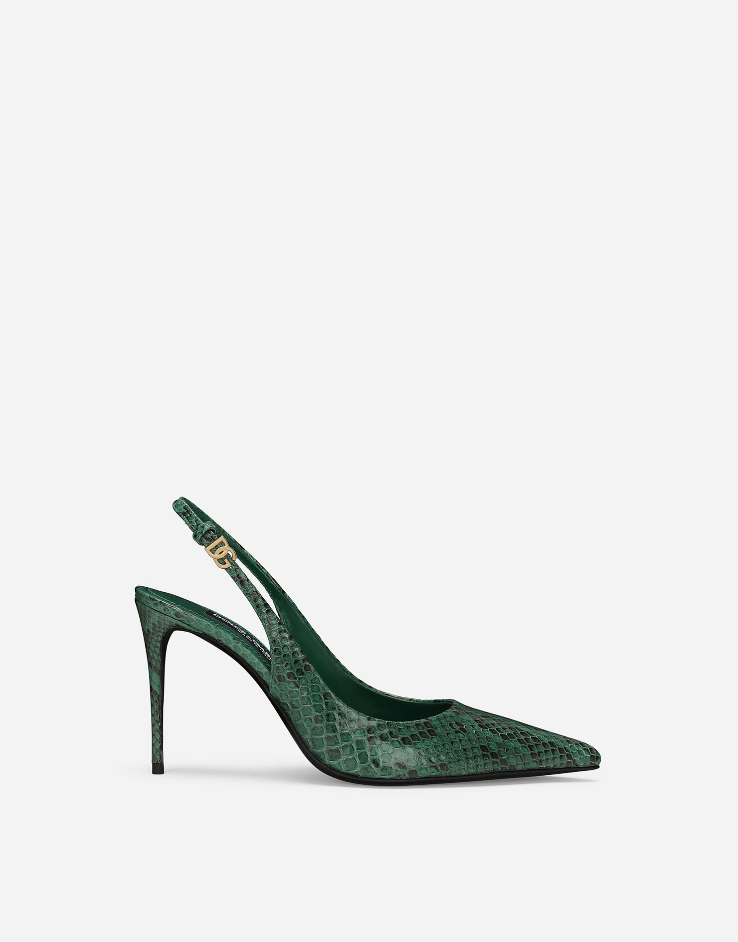 Python skin slingbacks | Dolce & Gabbana US