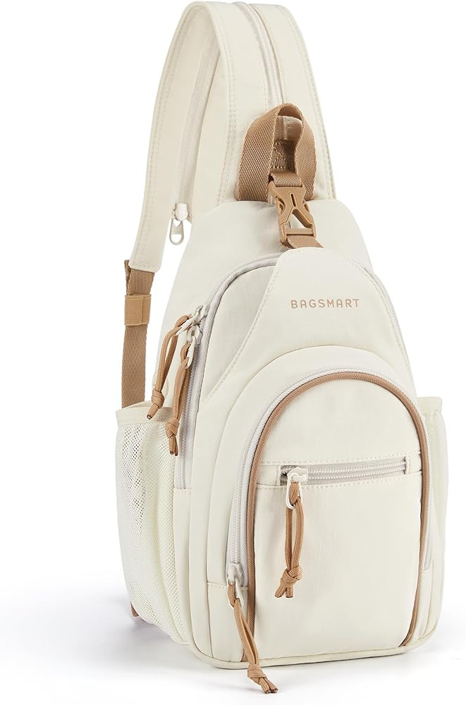 BAGSMART Crossbody Sling Bag for Men Women, Small Sling Backpack Shoulder Bag, Anti-Theft Chest D... | Amazon (US)