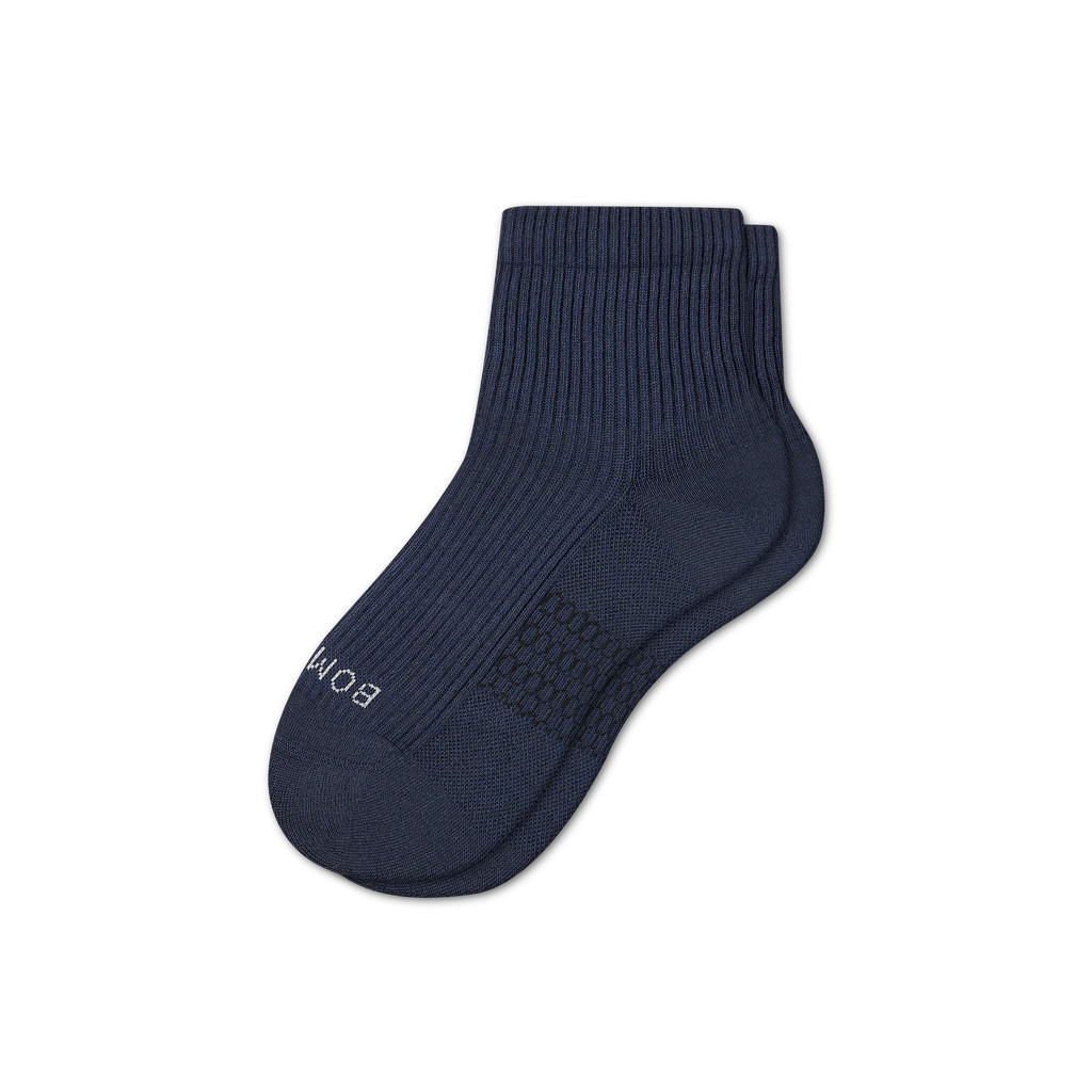 Men's Modern Rib Quarter Socks | Bombas