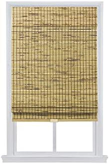 The Shade & Shutter Factory Colorado Cordless Bamboo Roman Shades (Natural 23 in. W x 64 in. L) | Amazon (US)