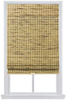 The Shade & Shutter Factory Colorado Cordless Bamboo Roman Shades (Natural 23 in. W x 64 in. L) | Amazon (US)