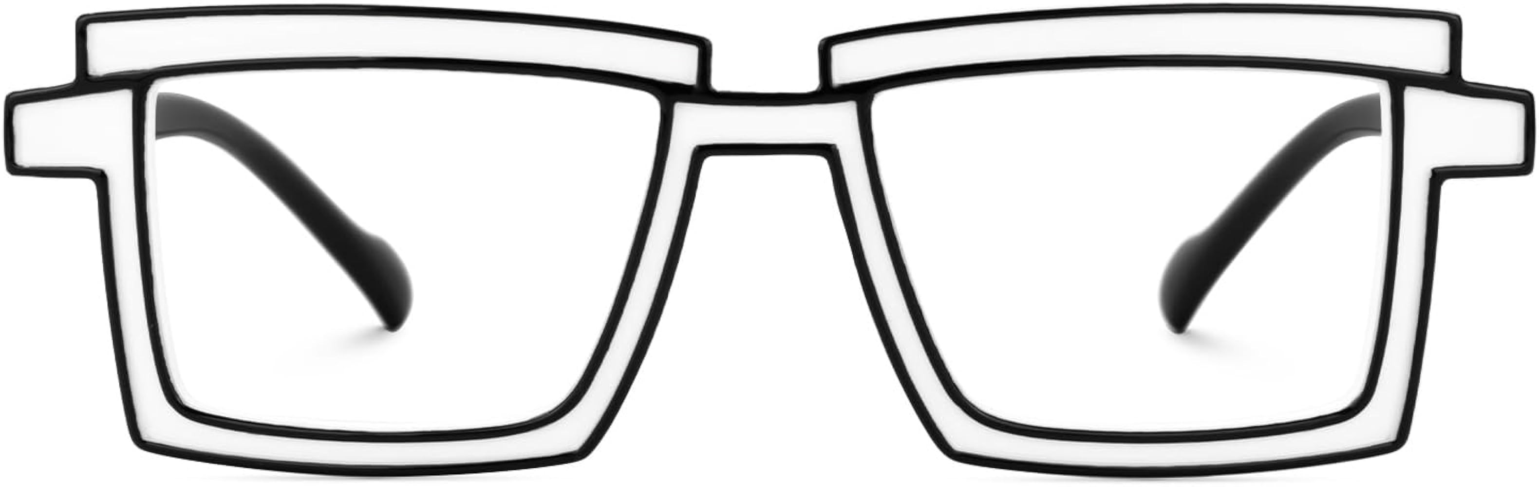 Zeelool Rectangle Glasses Stylish Eyewear for Women Frame with Non-prescription Clear Lens ZJGP09... | Amazon (US)