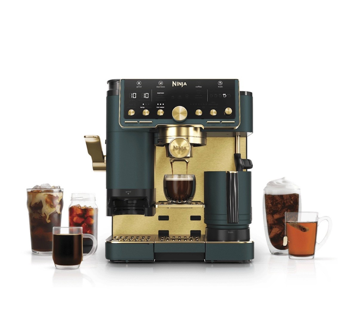 Save money skipping the coffee shop and make lattes at home.

Elevating my morning routine ☕✨
This espresso and coffee system makes everything from classic coffee to iced lattes, cappuccinos, and cold brew right at home. The built-in frother makes café-style drinks so easy, and the design is gorgeous on the counter.
Perfect for anyone wanting coffee shop quality at home.
Shop it in my LTK 🤍
Featuring the Ninja Luxe Café Premier Series Espresso & Coffee System from Ninja.
#LTKKitchen #CoffeeBar #HomeCoffeeStation #KitchenFavorites #LTKSpringSale

#LTKHome #LTKSaleAlert #LTKHome