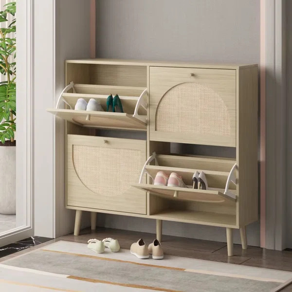 24 Pair Shoe Storage Cabinet | Wayfair North America