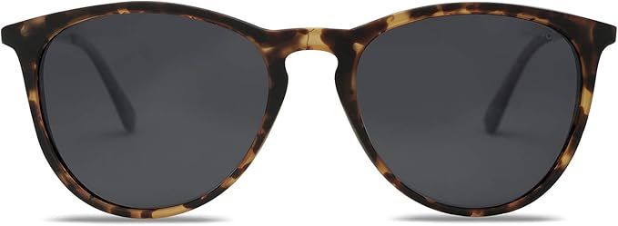 SOJOS Polarized Sunglasses for Women Men Round Classic Vintage Style TR90 SJ2091 | Amazon (US)