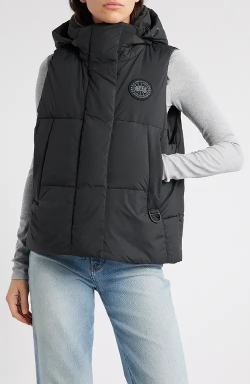 Canada Goose Junction 750 Fill Power Down Puffer Vest in Black at Nordstrom, Size Large | Nordstrom