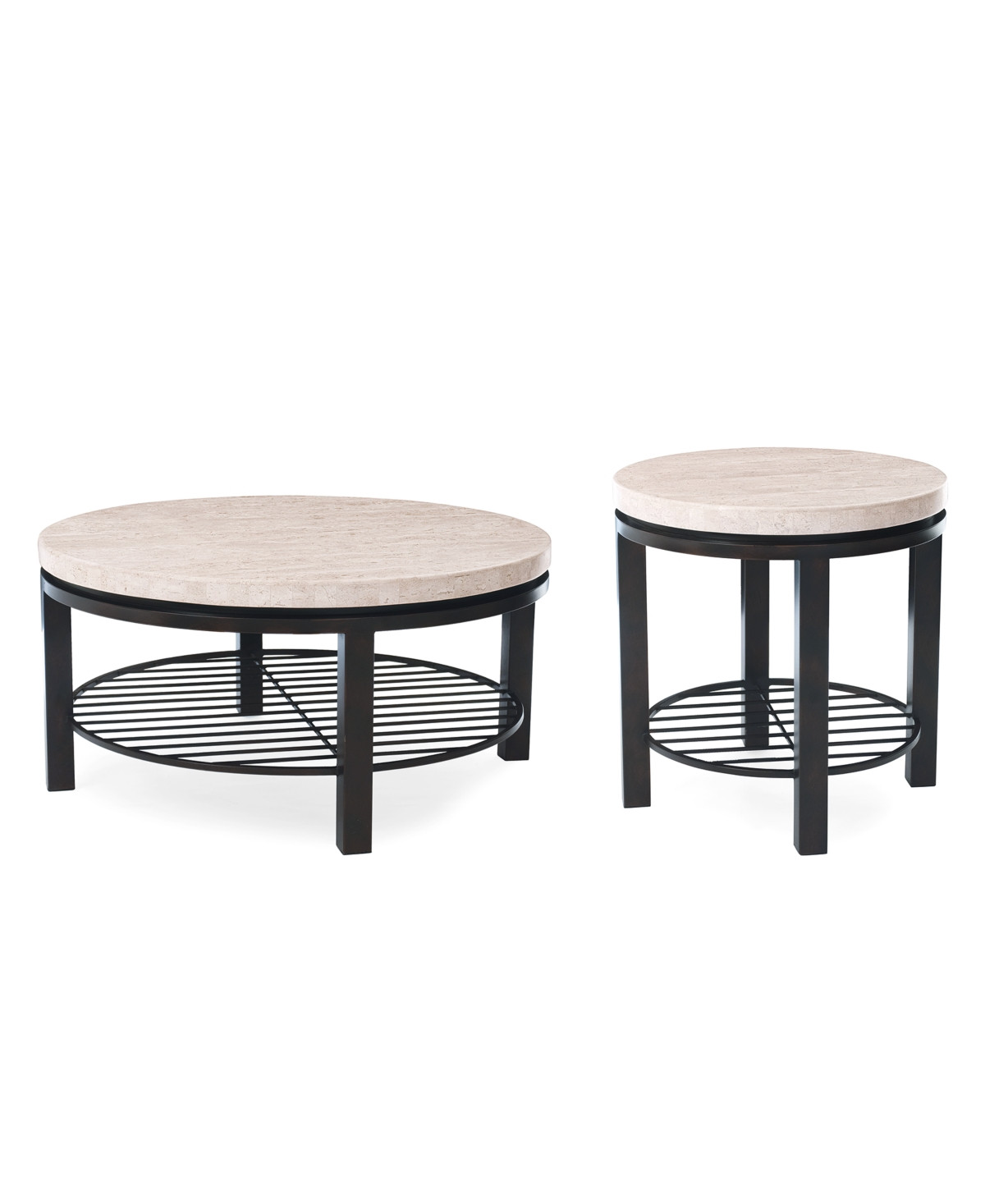 Tempo Round 2-Pc. Table Set (Coffee & End Table) | Macys (US)