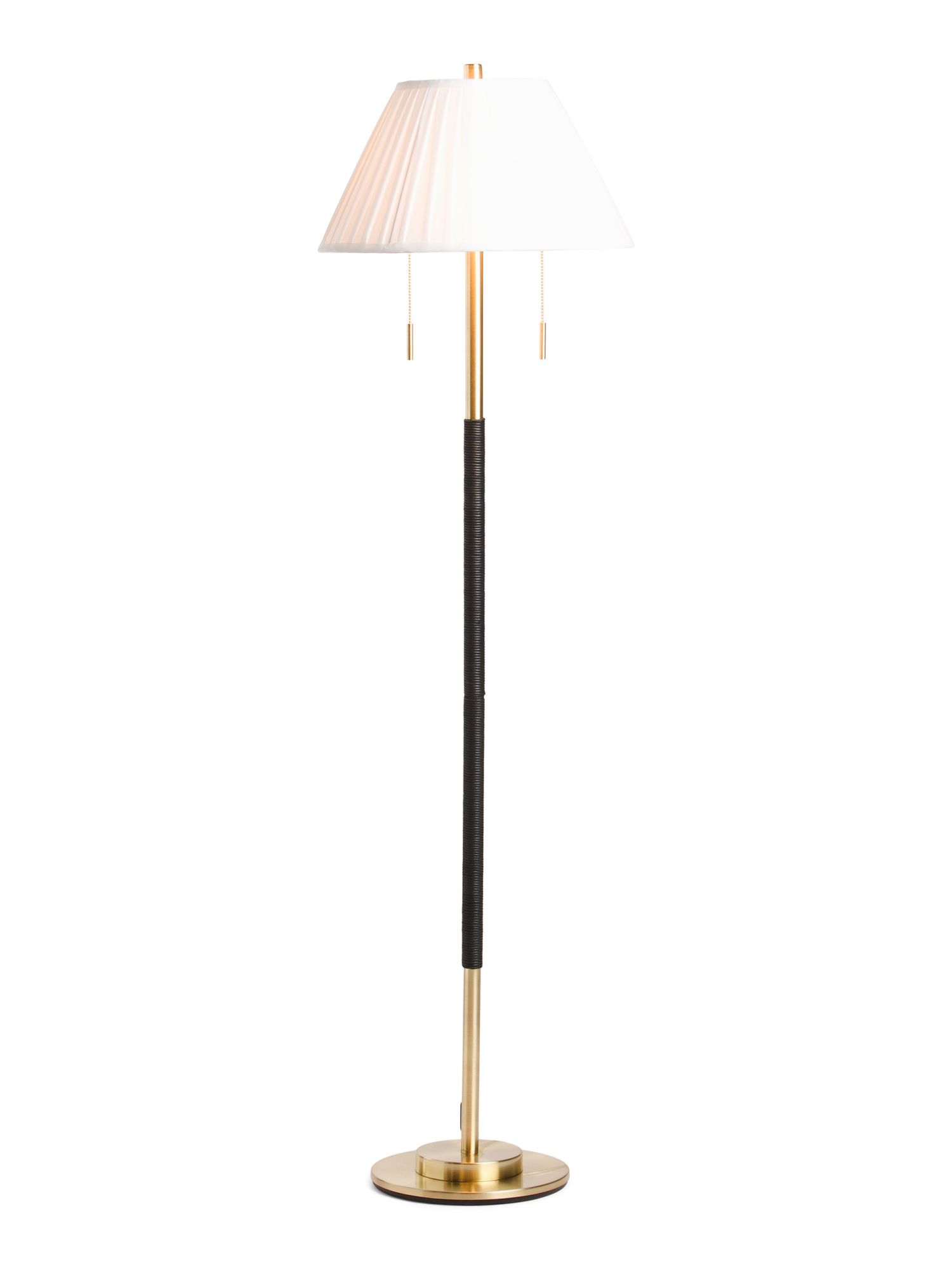 60in Wrapped Pleated Share Floor Lamp | TJ Maxx