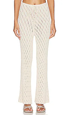 SNDYS Claire Pant in Natural from Revolve.com | Revolve Clothing (Global)