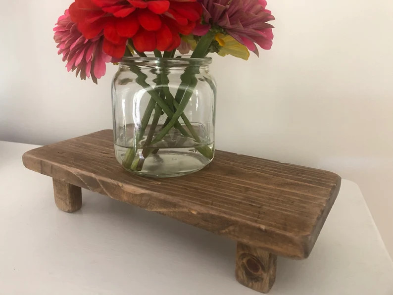 Rustic Wood Riser  Farmhouse Riser  Plant Stand  Tabletop | Etsy | Etsy (US)