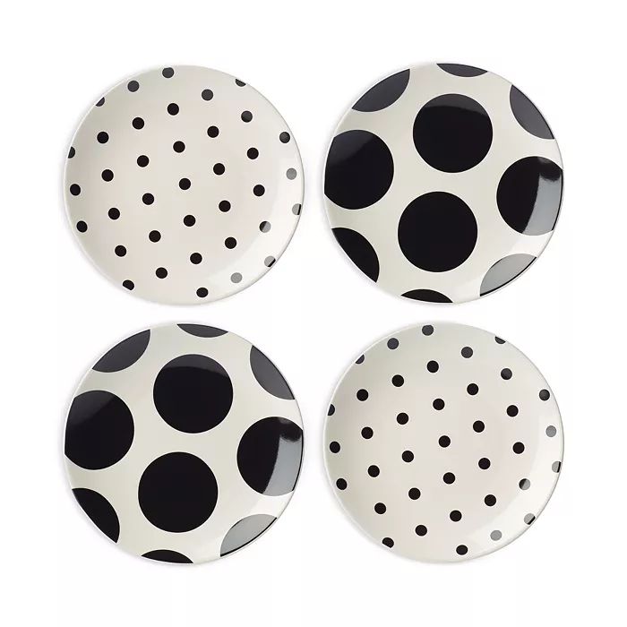 On The Dot Assorted Tidbit Plates, Set of 4 | Bloomingdale's (US)