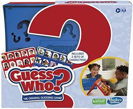 Guess Who? Board Game Original Guessing Game, Easy to Load Frame, Double-Sided Character Sheet, 2... | Amazon (US)