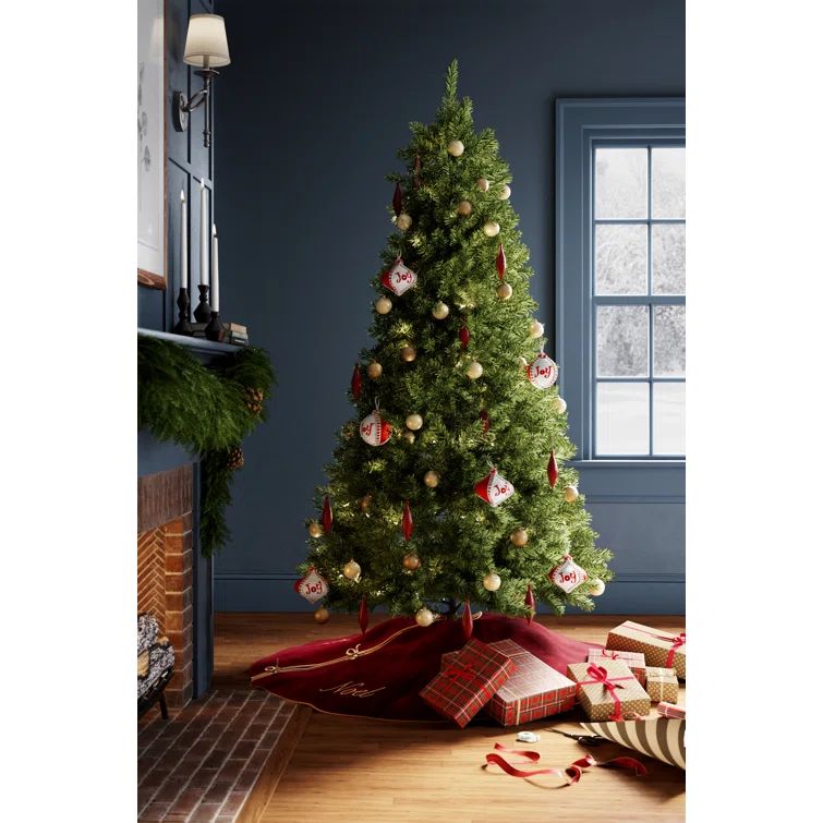 Downswept Douglas Lighted Artificial Fir Christmas Tree | Wayfair North America