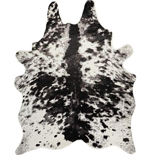 Yincimar Faux Cowhide Rug Extra Large Cow Print Area Rug 5.2ft x 6.6ft Non-Slip Animal Hide Carpet f | Amazon (US)