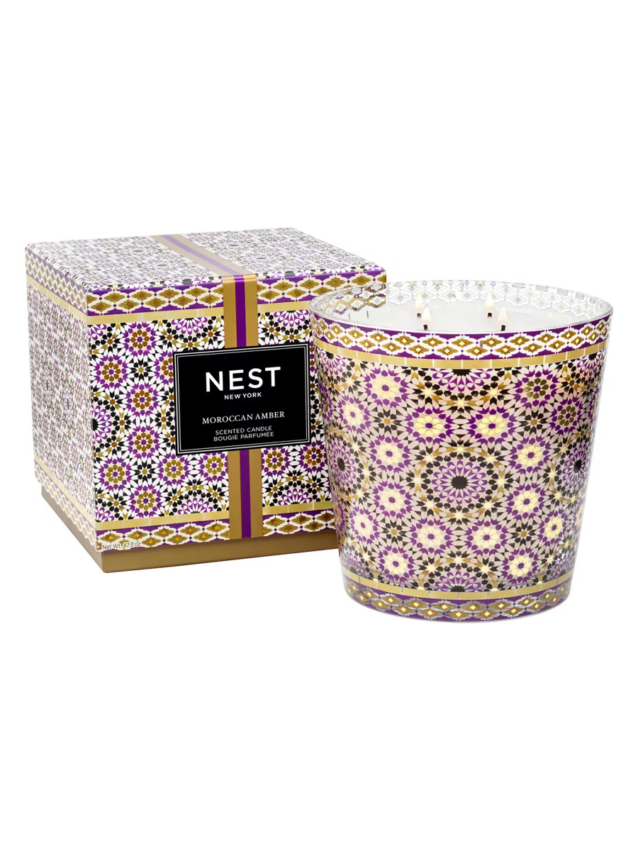 Moroccan Amber Decorative 3-Wick Candle | Saks Fifth Avenue