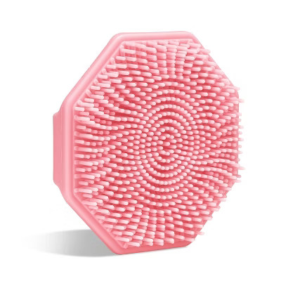 Sud Scrub Silicone Face Scrubber, Gentle Face Exfoliator for Sensitive Skin, Exfoliating Face Brush for Men and Women, Pink | Target