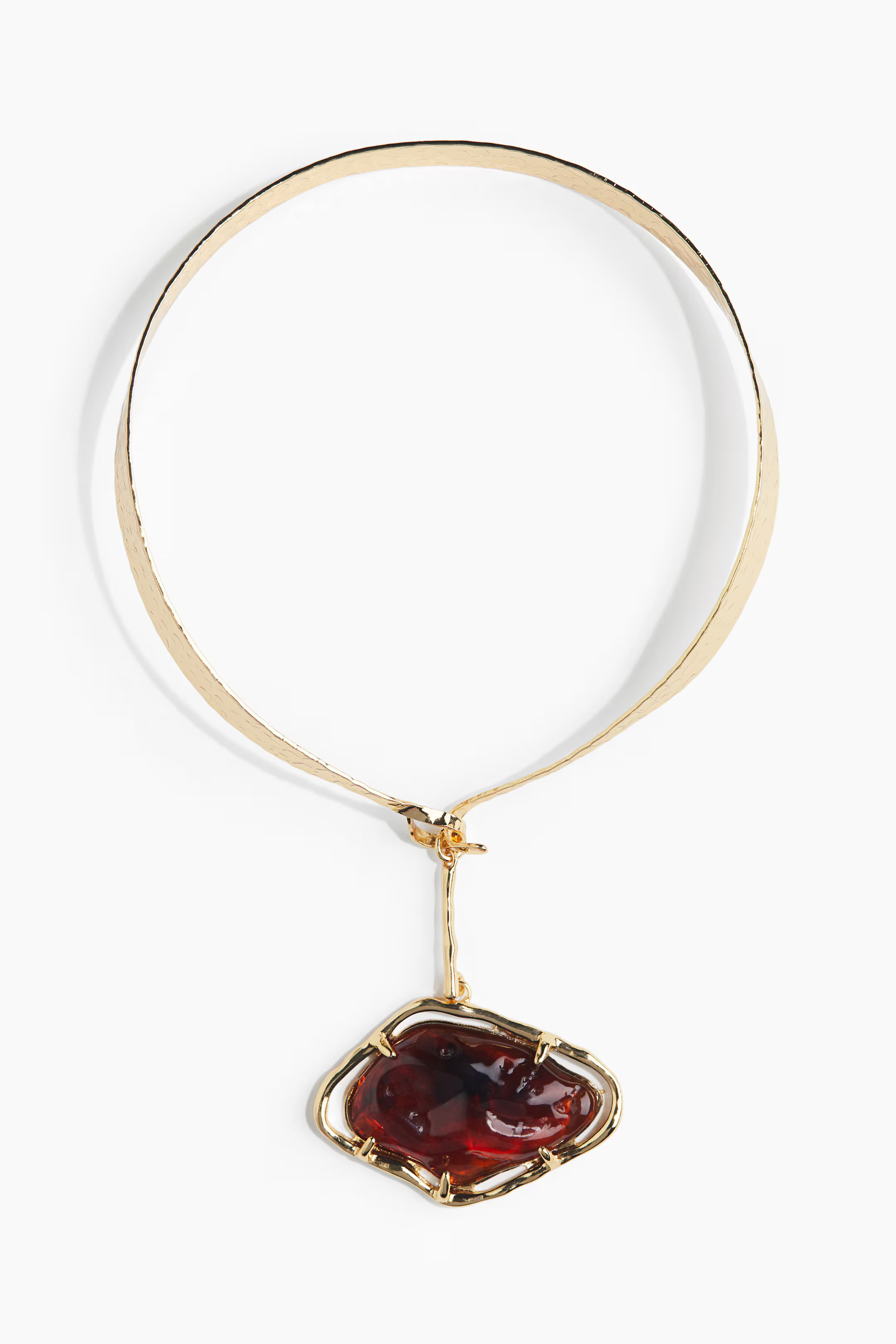 Rigid Pendant Necklace - Gold-colored - Ladies | H&M US | H&M (US + CA)