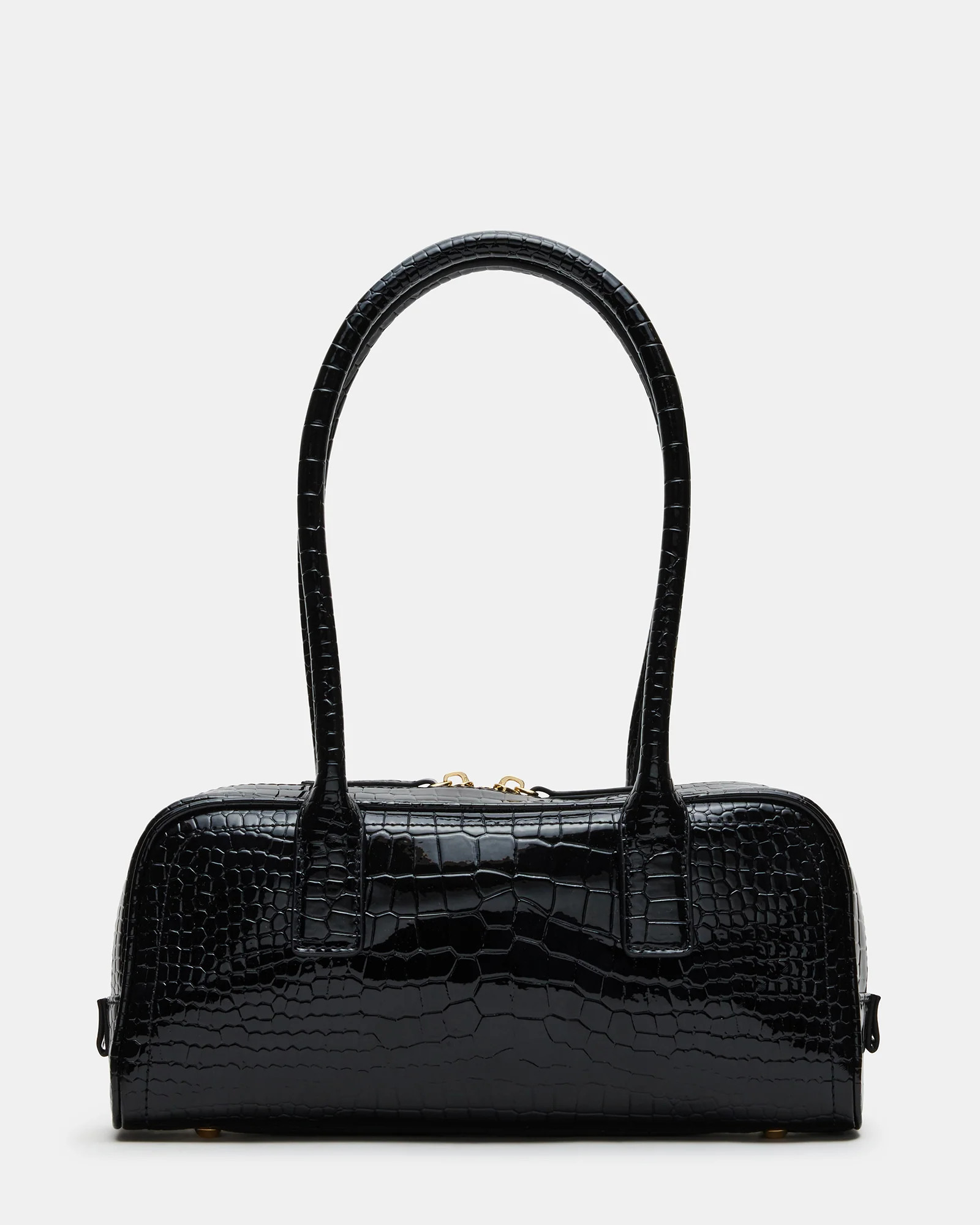 ANISE Bag Black Crocodile Elongated Shoulder Strap Handbag | Steve Madden (US)
