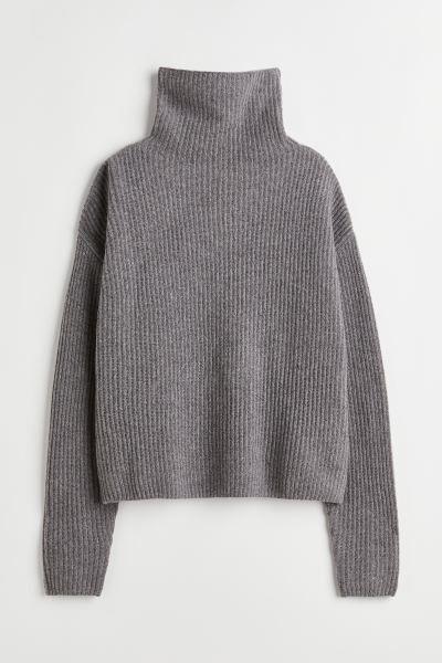 Rib-knit Wool Sweater | H&M (US + CA)