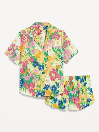 Poplin Pajama Set | Old Navy (US)