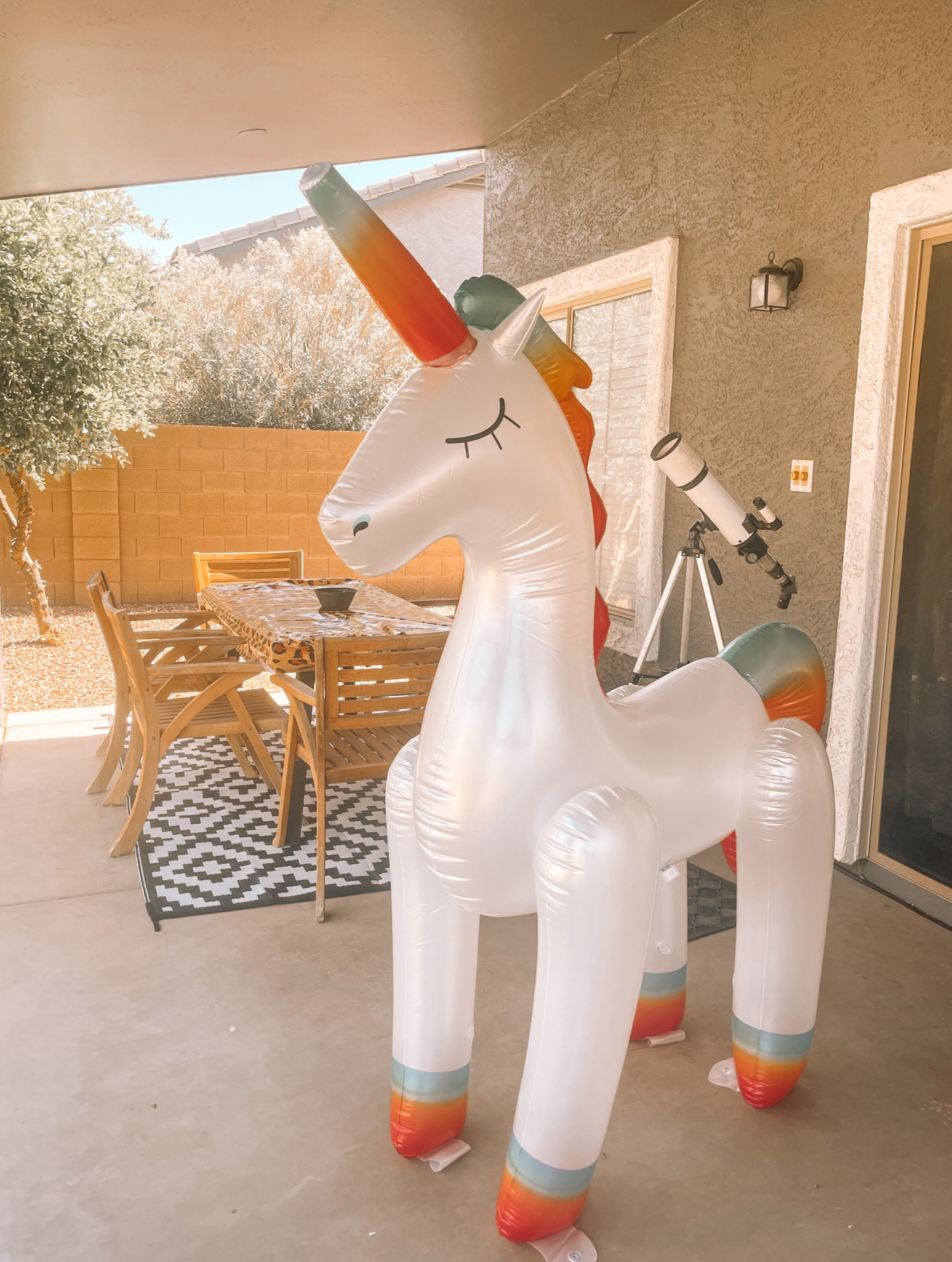 Unicorn 2024 sprinkler action