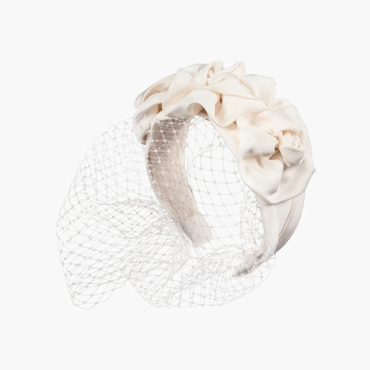 Triple Rosette with Veil | Jennifer Behr 