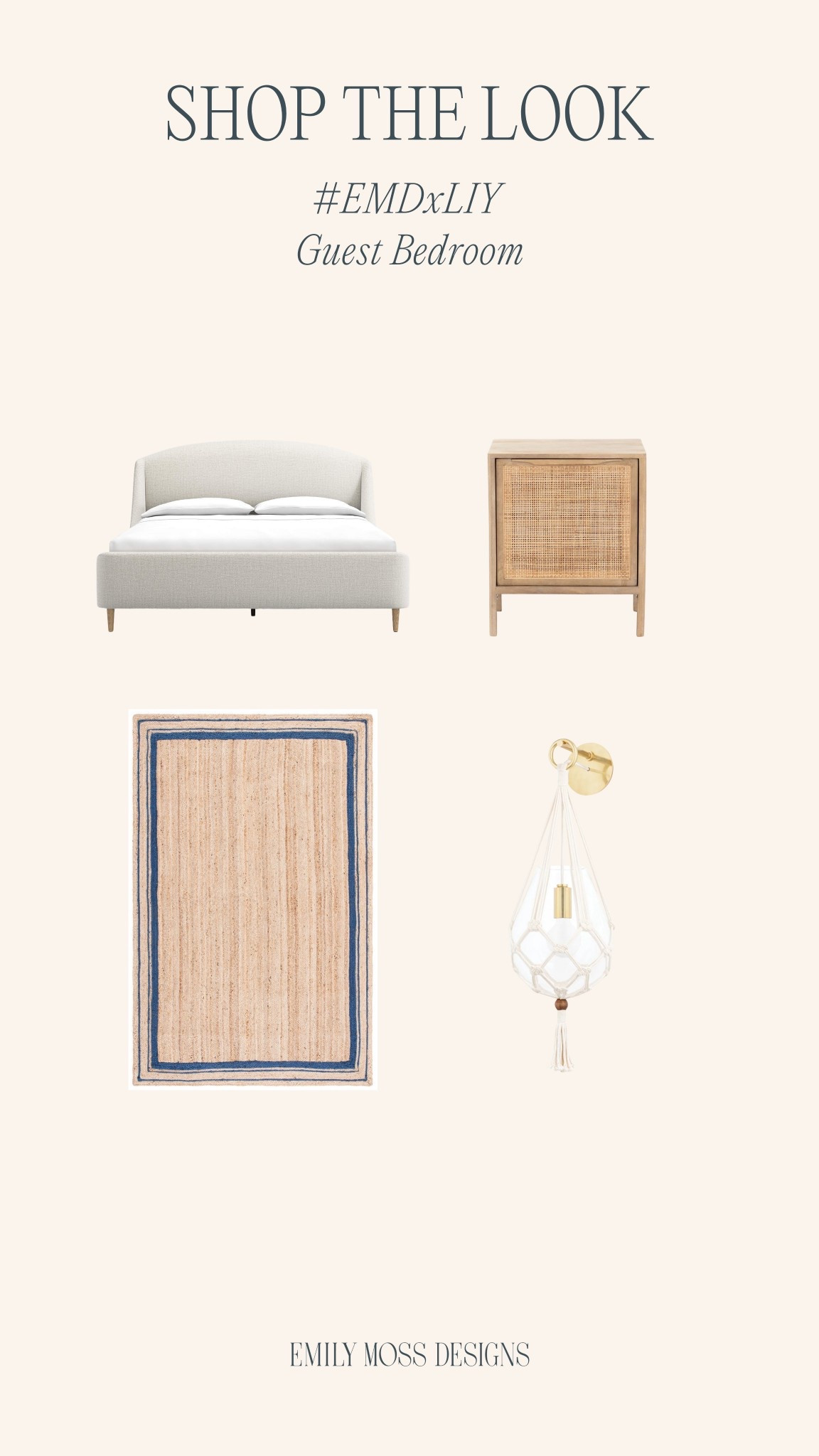 Shop the Look: EMDxLIY Guest Bedroom 💙
