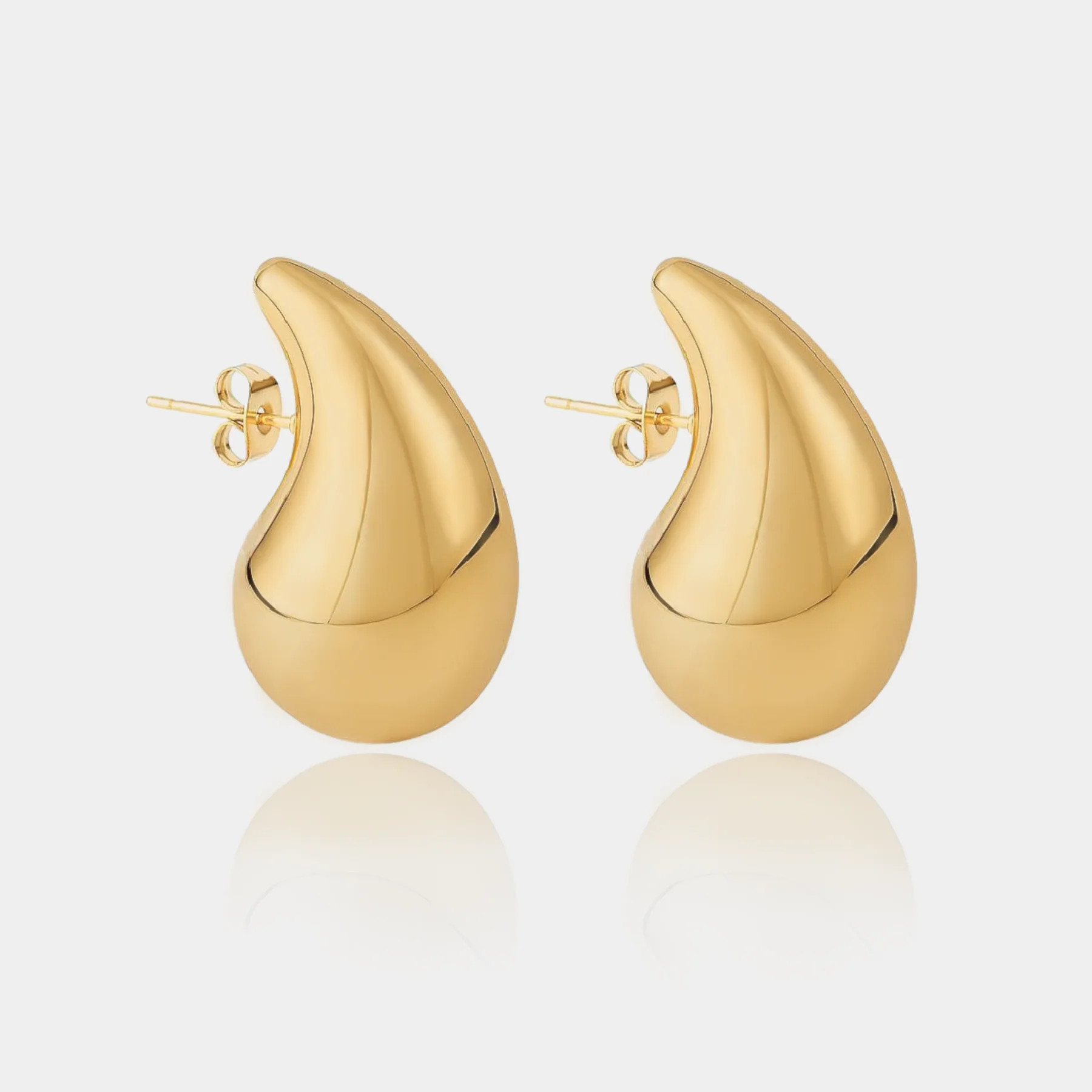 Dome Drop Earrings | LINK'D THE LABEL
