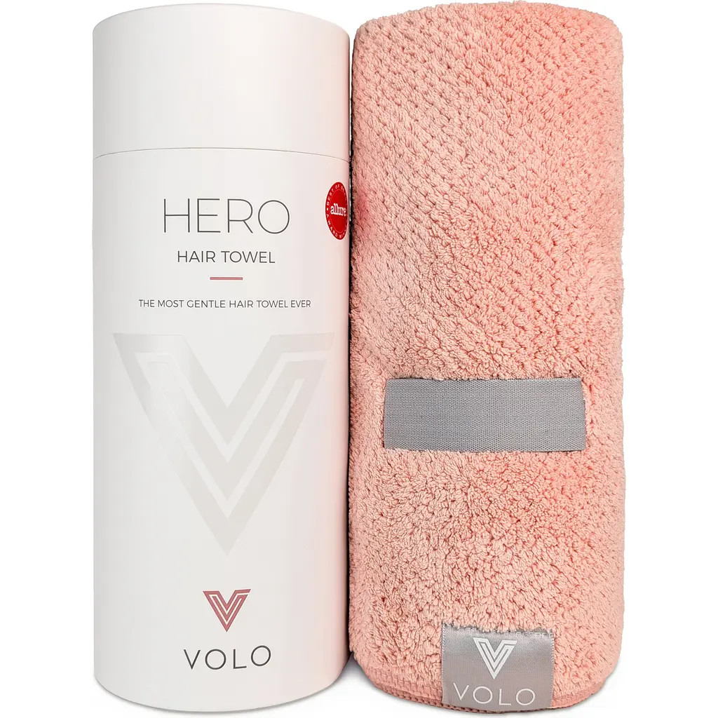 VOLO Hero Hair Towel in Cloud Pink at Nordstrom | Nordstrom