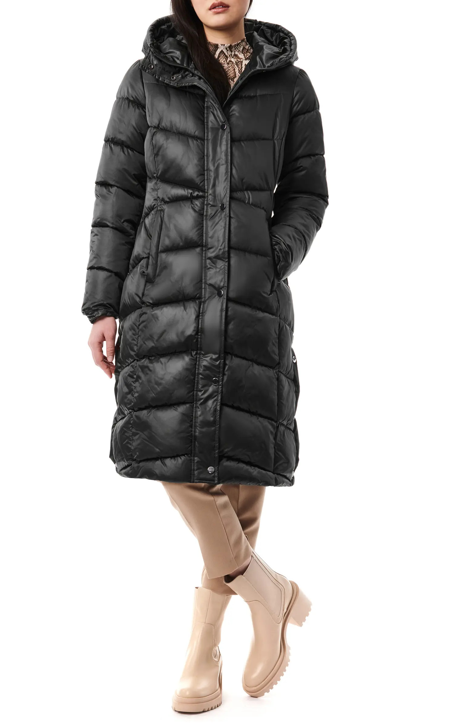 Bernardo Shiny Insulated Puffer Coat | Nordstromrack | Nordstrom Rack