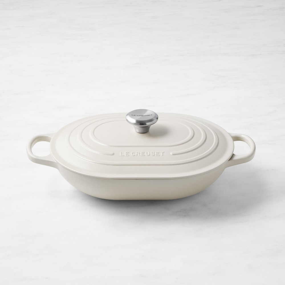 Le Creuset Signature Enameled Cast Iron Covered Oval Casserole, 3 3/4-Qt. | Williams-Sonoma