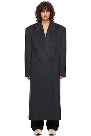 The Row - Gray Harisi Coat | SSENSE