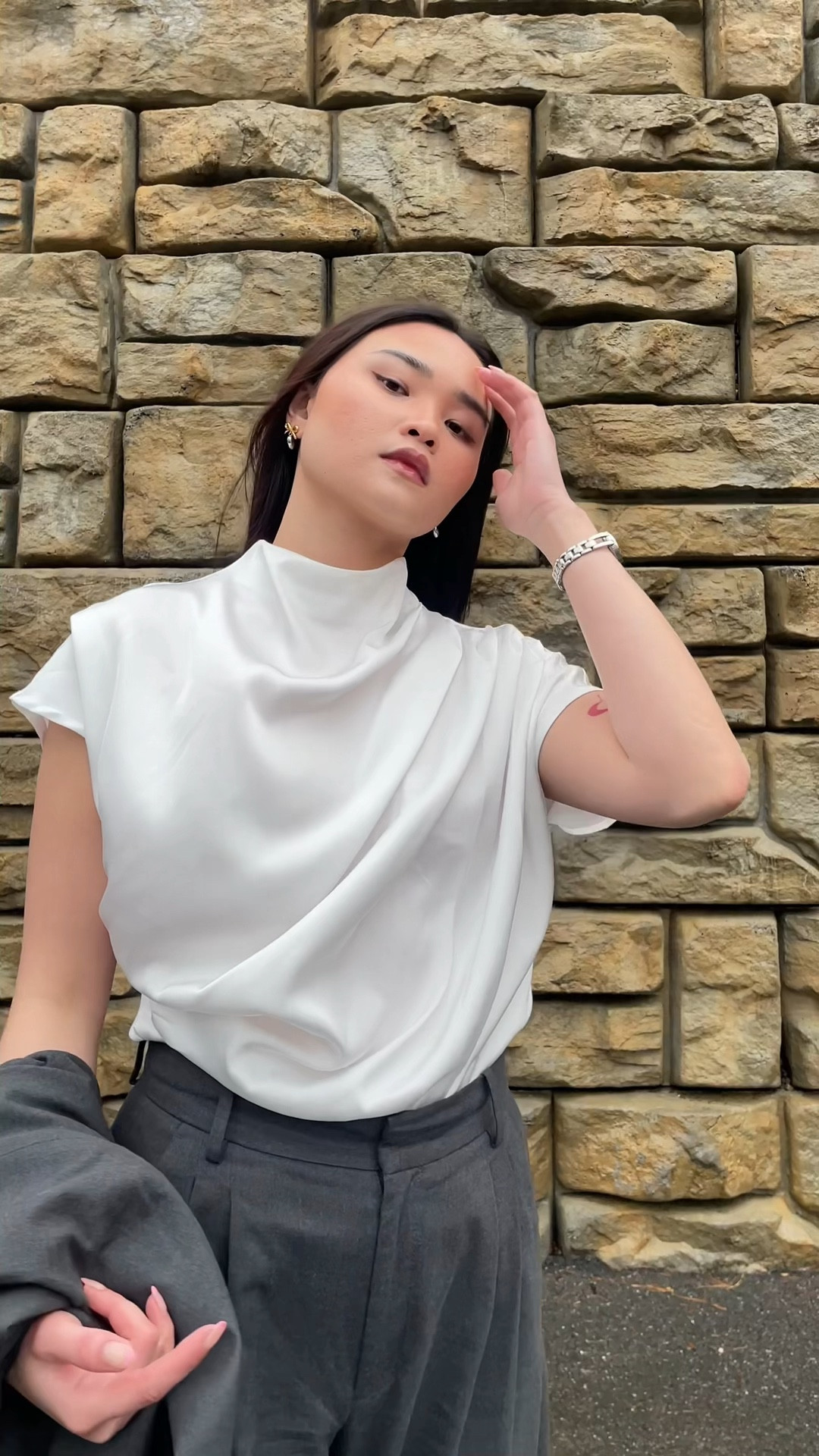 Grey is a neutral color that sits between black and white on the color spectrum. It's versatile and can evoke feelings of sophistication, neutrality, and calmness. Grey is often used in design and fashion due to its timeless appeal and ability to complement a wide range of other colors.
Use code trizzy18 when you shop at Stylewe to save $$$

#LTKstyletip #LTKfindsunder100 #LTKworkwear