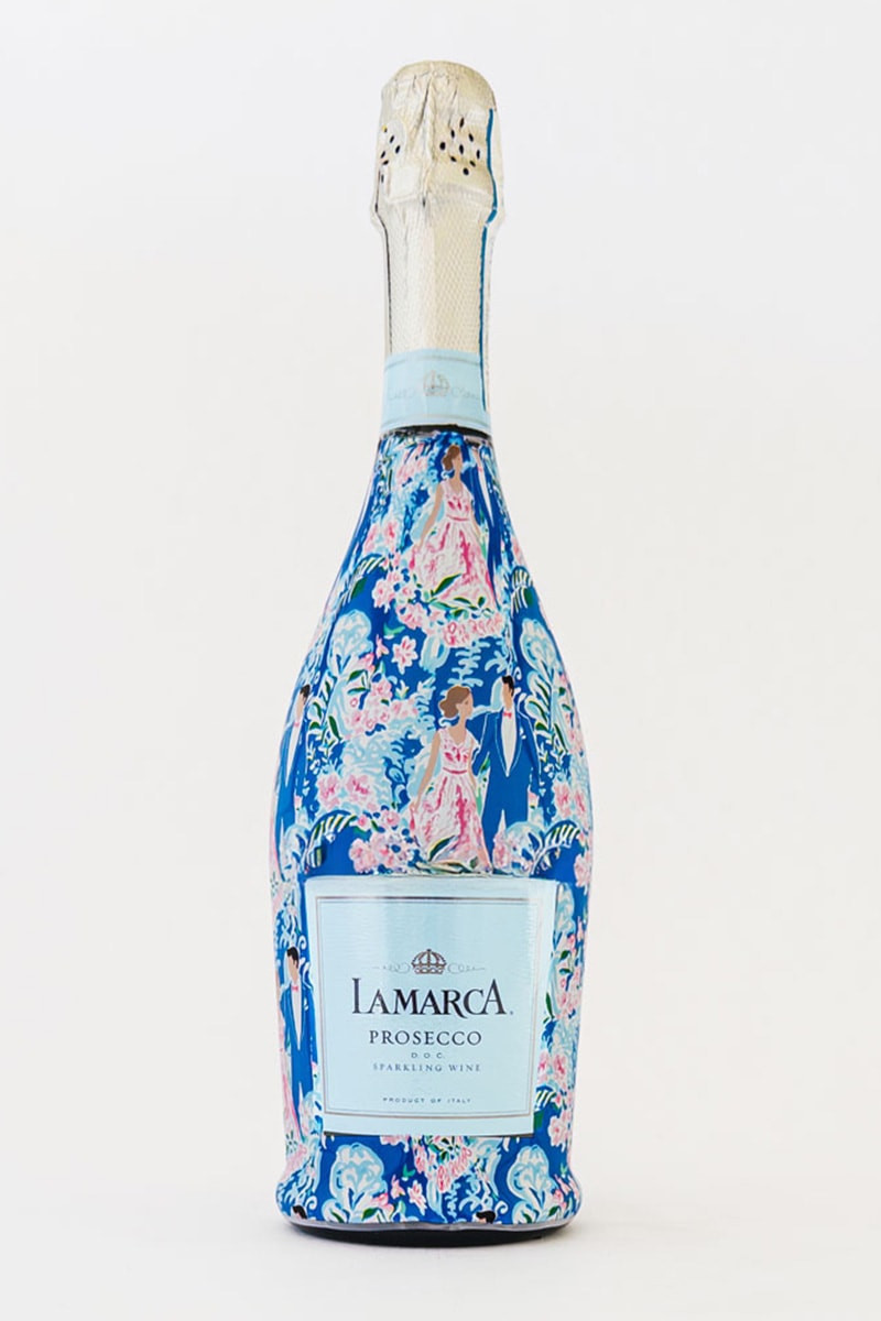 Beau Bottles Preppy Bride And Groom La Marca Edition Bottle Wrap | Francesca's