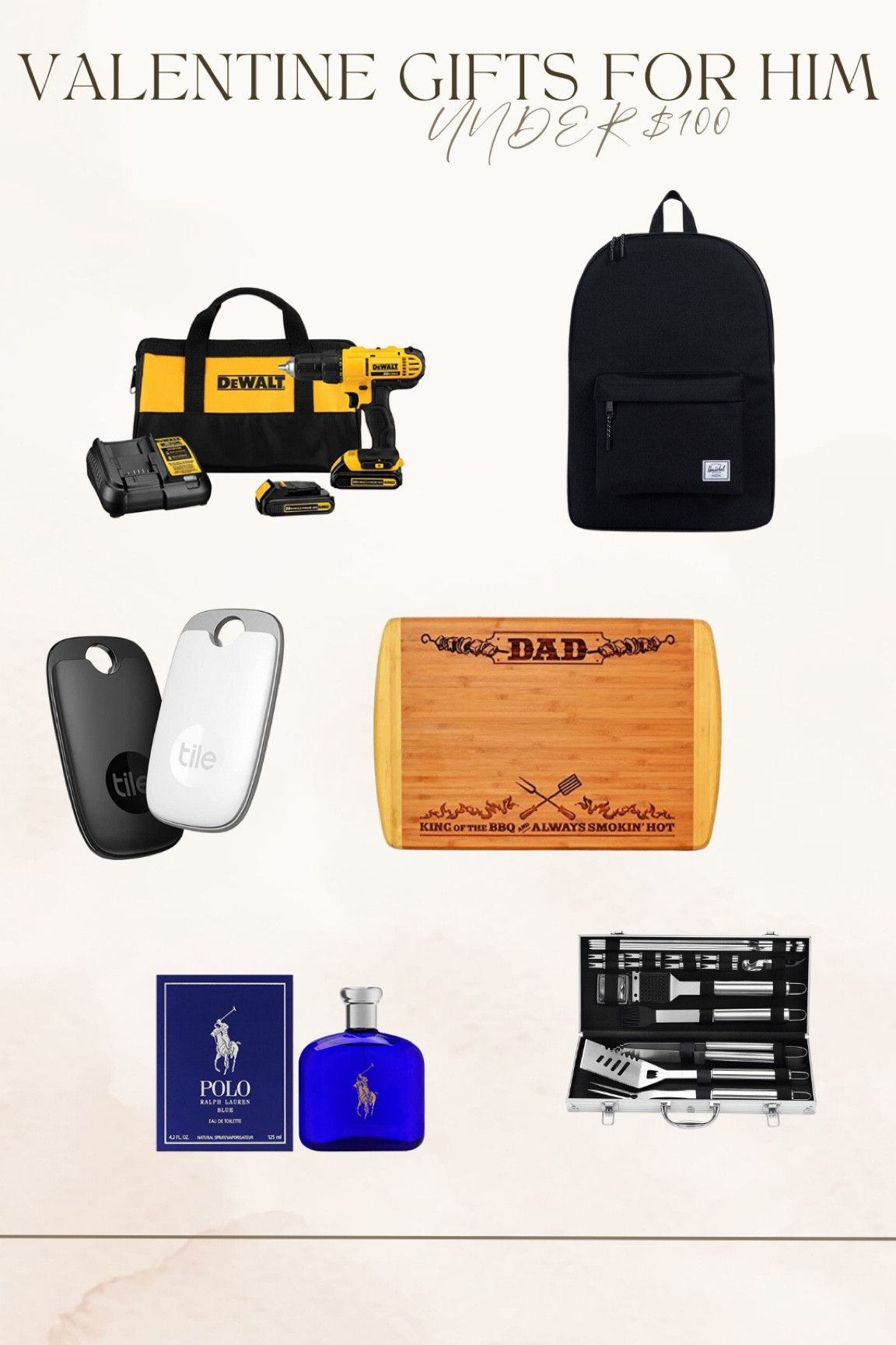 Valentine Gift Guide for Him under $100 


Men’s gift guide | holiday gifts for him | valentine’s day gifts 

#LTKGiftGuide #LTKmens #LTKunder100