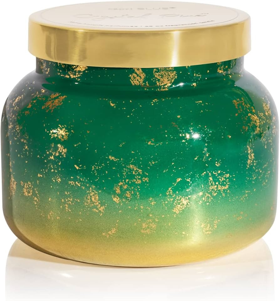 Capri Blue Glimmer Oversized Jar Candle - Crystal Pine Scented Candle with Ombre Glass Candle Hol... | Amazon (US)