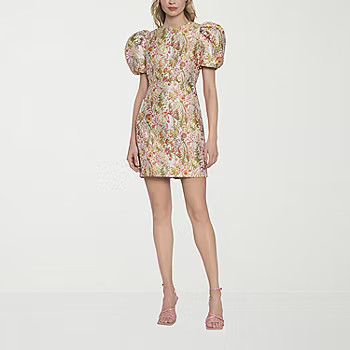 new!Clover And Sloane Short Sleeve Sheath Dress | JCPenney