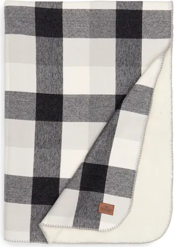 Reversible Plaid & Faux Shearling Throw Blanket | Nordstrom