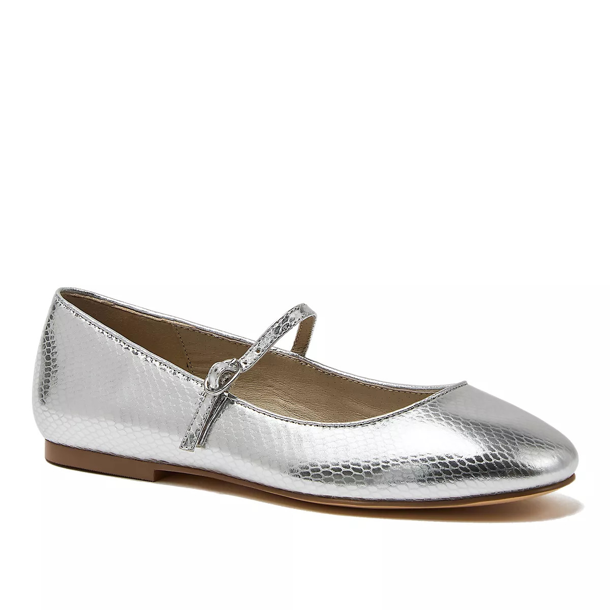 Women's Classic Metallic Mary Jane Flats | Lands' End (US)